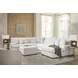 Wynncroft Manor Chalk Performance Fabric 5 Piece Modular Sectional with RAF Chaise