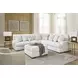 Wynncroft Manor Chalk Performance Fabric 3 Piece Modular Sectional