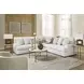 Wynncroft Manor Chalk Performance Fabric 3 Piece Modular Sectional