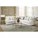 Wynncroft Manor Chalk Performance Fabric 3 Piece Modular Sectional