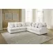 Wynncroft Manor Chalk Performance Fabric 3 Piece Modular Sectional
