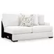 Wynncroft Manor Chalk Performance Fabric 5 Piece Modular Sectional