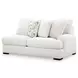 Wynncroft Manor Chalk Performance Fabric 4 Piece Modular Sectional