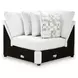 Wynncroft Manor Chalk Performance Fabric 3 Piece Modular Sectional