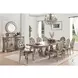 Northville Antique Silver 112" Extendable Rectangular Dining Table