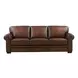 Danforth Caramel Leather 95" Sofa