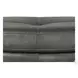 Bexley Ash Leather Upholstered Oval Ottoman with Nailhead Trim