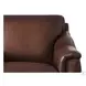 Bexley Caramel Leather Upholstered Accent Chair with Nailhead Trim
