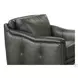 Bexley Ash Leather Upholstered Accent Chair with Nailhead Trim