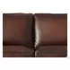 Bexley Caramel Leather 67" Loveseat with Nailhead Trim