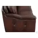 Bexley Caramel Leather 92" Sofa with Nailhead Trim