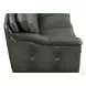 Bexley Ash Leather 92" Sofa with Nailhead Trim