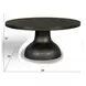 Saddlewood Coffee Bean Round Cocktail Table