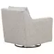 Contour Natural Beige Performance Fabric Upholstered Swivel Glider Accent Chair