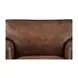 Capton Russet Leather Upholstered Accent Chair