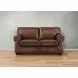 Capton Russet Leather 69" Loveseat