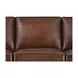 Capton Russet Leather 94" Sofa