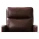 Arden Chestnut Leather Zero Gravity Power Recliner with Power Headrest and USB Charging