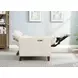 Arden Vanilla Leather Zero Gravity Power Recliner with Power Headrest and USB Charging
