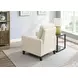 Arden Vanilla Leather Zero Gravity Power Recliner with Power Headrest and USB Charging