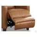 Arden Cognac Leather Zero Gravity Power Recliner with Power Headrest and USB Charging