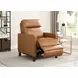 Arden Cognac Leather Zero Gravity Power Recliner with Power Headrest and USB Charging