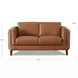 Kona Nutmeg Leather 65" Loveseat