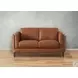 Kona Nutmeg Leather 65" Loveseat