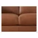 Kona Nutmeg Leather 88" Sofa