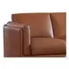 Kona Nutmeg Leather 88" Sofa