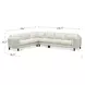 Kona Natural Leather Modular Sectional