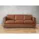 Kona Nutmeg Leather 88" Sofa
