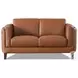 Kona Nutmeg Top Grain Leather Loveseat