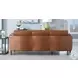 Kona Nutmeg Leather 88" Sofa