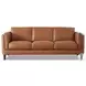 Kona Nutmeg Leather Living Room Set