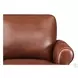 Soleil Brandy Leather 80" Sofa