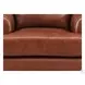 Soleil Brandy Leather 80" Sofa