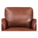 Soleil Brandy Leather 80" Sofa