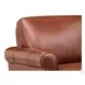 Soleil Brandy Leather 80" Sofa
