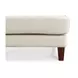 Soleil Vanilla Leather Upholstered Lounge Chair