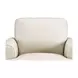 Soleil Vanilla Leather Upholstered Lounge Chair