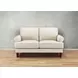 Soleil Vanilla Leather 58" Loveseat