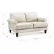 Soleil Vanilla Leather 58" Loveseat