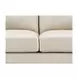 Soleil Vanilla Leather 58" Loveseat