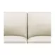 Soleil Vanilla Leather 58" Loveseat