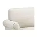 Soleil Vanilla Leather 58" Loveseat