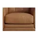 Elric Cognac Leather Upholstered Accent Chair