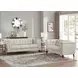 Elric Vanilla Leather 62" Loveseat