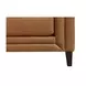 Elric Cognac Leather 62" Loveseat