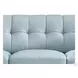 Elric Spa Blue Leather 84" Sofa